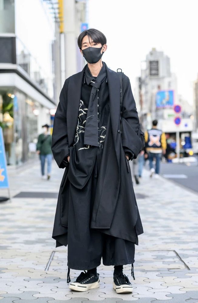 Street fashion of tokyo Person showing fashion in Tokyo